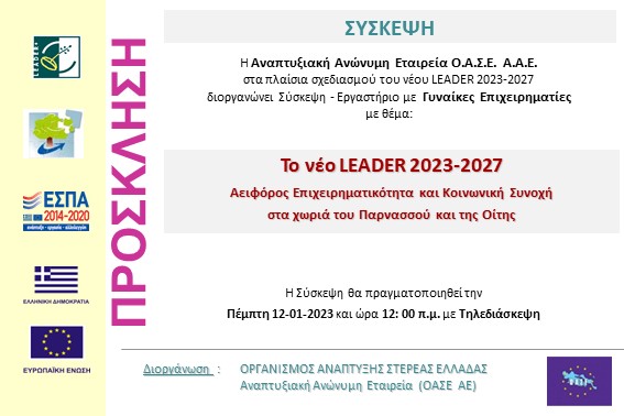 2023.01.12 Τηλεδιάσκεψη με Γυναίκες Επιχειρηματίες